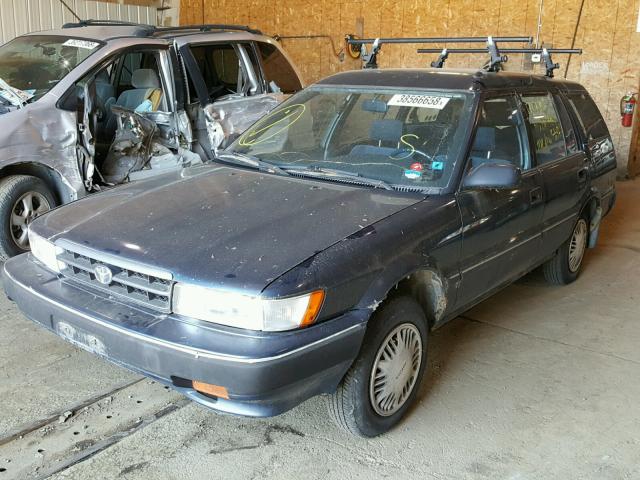 JT2AE94V1M3015331 - 1991 TOYOTA COROLLA DL BLUE photo 2