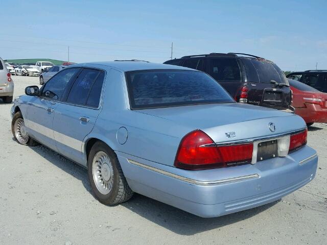 2MEFM75W5XX639537 - 1999 MERCURY GRAND MARQ BLUE photo 3