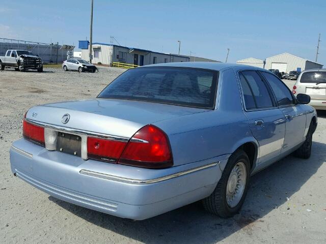 2MEFM75W5XX639537 - 1999 MERCURY GRAND MARQ BLUE photo 4