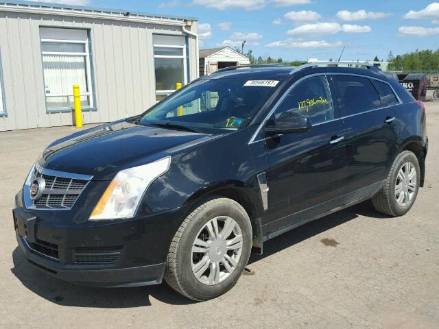 3GYFNDEY7AS515793 - 2010 CADILLAC SRX LUXURY BLACK photo 2