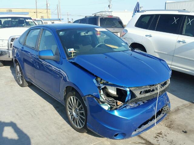 1FAHP3GN5AW192649 - 2010 FORD FOCUS SES BLUE photo 1