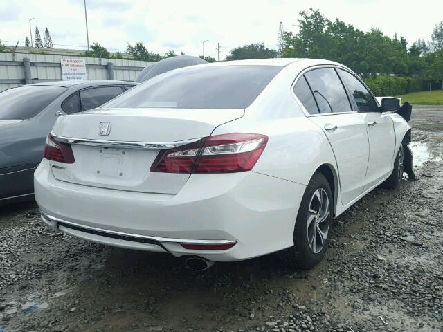 1HGCR2F30HA221914 - 2017 HONDA ACCORD LX WHITE photo 4