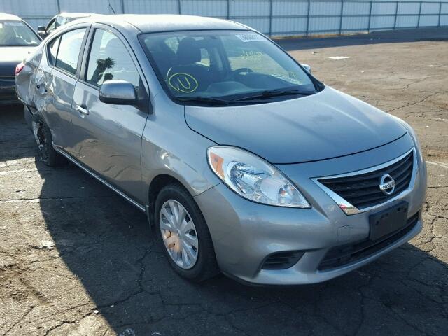 3N1CN7AP9DL838400 - 2013 NISSAN VERSA S SILVER photo 1