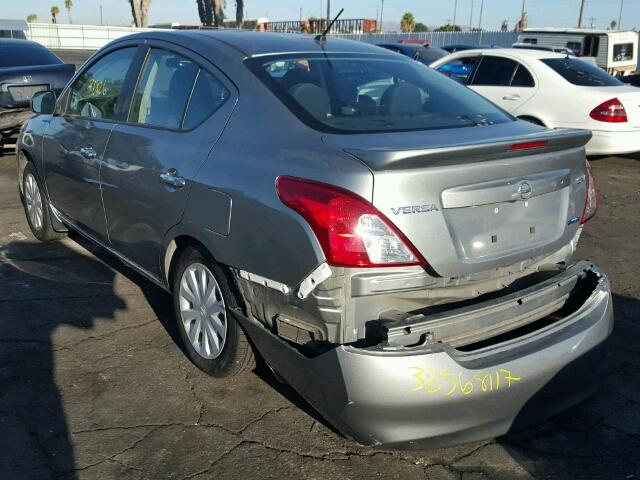 3N1CN7AP9DL838400 - 2013 NISSAN VERSA S 银色 照片 3