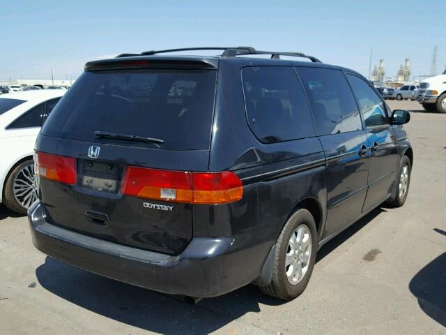 5FNRL18974B025928 - 2004 HONDA ODYSSEY EX BLACK photo 4