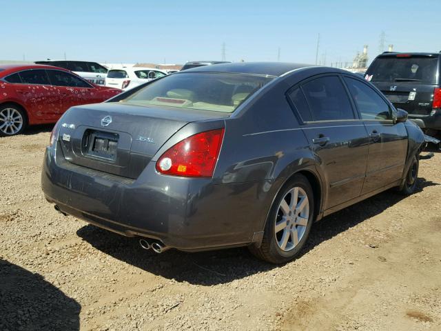 1N4BA41E44C903320 - 2004 NISSAN MAXIMA SE CHARCOAL photo 4