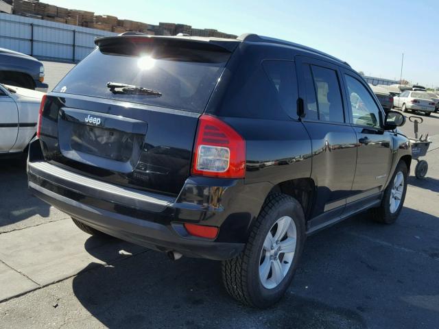 1C4NJCBB5DD223085 - 2013 JEEP COMPASS SP BLACK photo 4