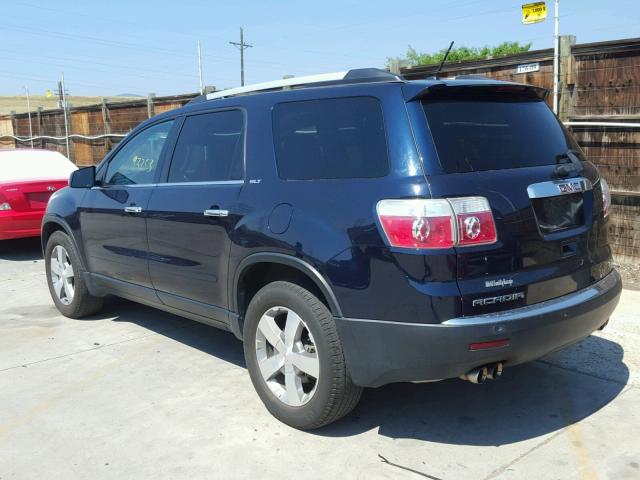 1GKKVRED2CJ121996 - 2012 GMC ACADIA SLT ლურჯი ფოტო 3