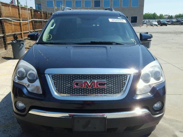 1GKKVRED2CJ121996 - 2012 GMC ACADIA SLT ლურჯი ფოტო 9