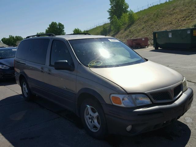 1GMDX03E91D248564 - 2001 PONTIAC MONTANA TAN photo 1