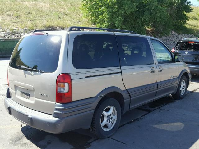 1GMDX03E91D248564 - 2001 PONTIAC MONTANA TAN photo 4