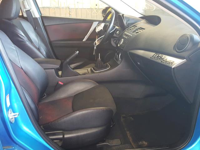 JM1BL1S61A1100613 - 2010 MAZDA 3 S BLUE photo 5