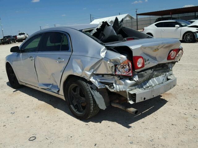 1G1ZH57BX94265172 - 2009 CHEVROLET MALIBU 1LT 银色 照片 3