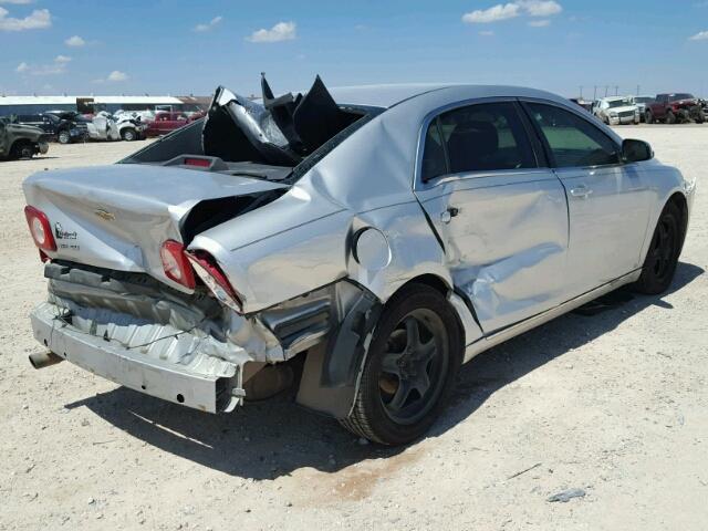 1G1ZH57BX94265172 - 2009 CHEVROLET MALIBU 1LT 银色 照片 4