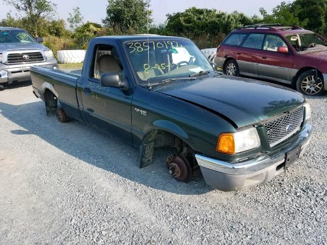 1FTYR10U32TA35439 - 2002 FORD RANGER GREEN photo 1