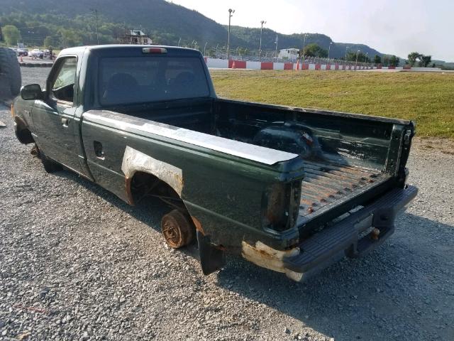 1FTYR10U32TA35439 - 2002 FORD RANGER GREEN photo 3