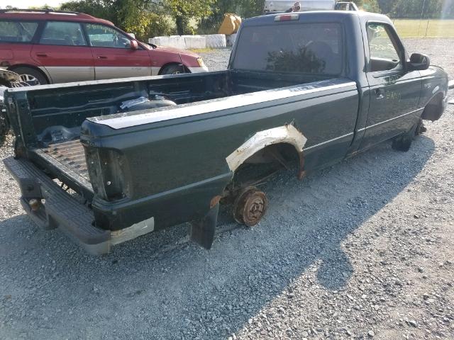 1FTYR10U32TA35439 - 2002 FORD RANGER GREEN photo 4