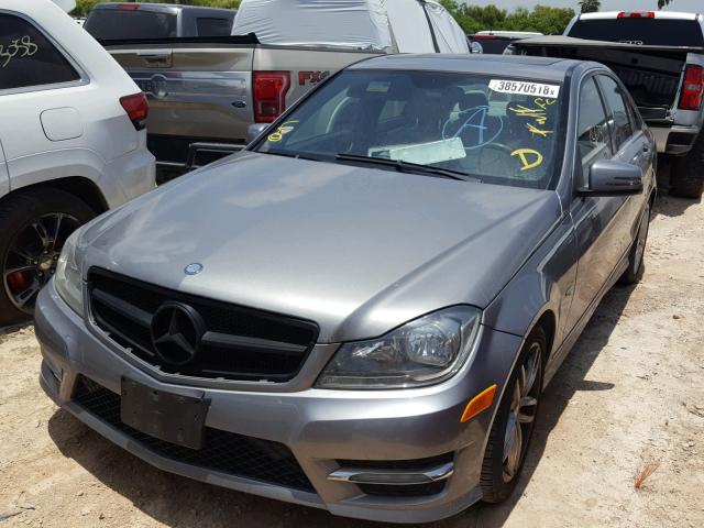 WDDGF4HBXCR216602 - 2012 MERCEDES-BENZ C 250 CHARCOAL photo 2