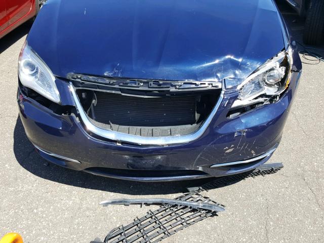 1C3CCBCG2EN125590 - 2014 CHRYSLER 200 LIMITE BLUE photo 9