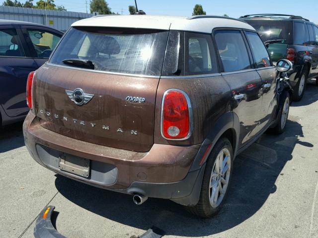 WMWZB3C54EWR40314 - 2014 MINI COOPER COU BROWN photo 4