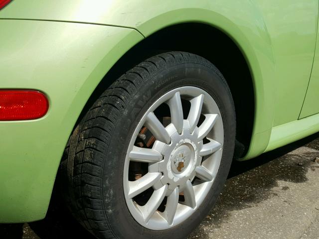 3VWCM31Y05M362791 - 2005 VOLKSWAGEN NEW BEETLE მწვანე ფოტო 9