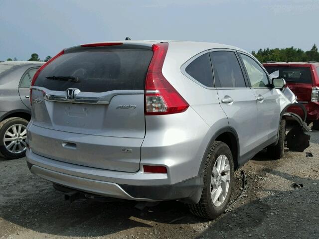 2HKRM4H42GH135262 - 2016 HONDA CR-V SE SILVER photo 4