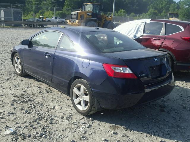 2HGFG12908H567339 - 2008 HONDA CIVIC EXL Mavi foto 3