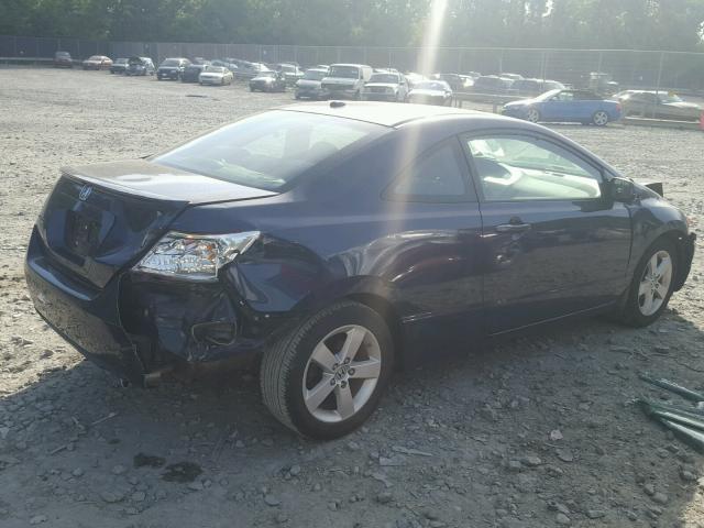 2HGFG12908H567339 - 2008 HONDA CIVIC EXL Mavi foto 4