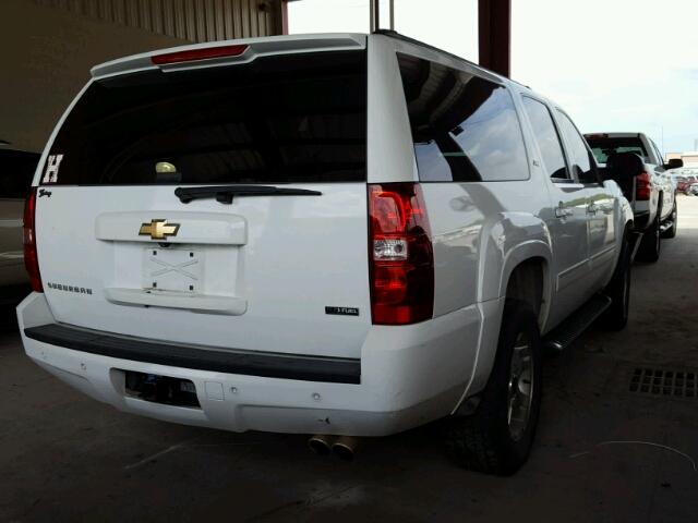 1GNFK26359R251050 - 2009 CHEVROLET SUBURBAN K WHITE photo 4