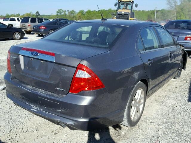 3FAHP0JG6CR327880 - 2012 FORD FUSION SEL GRAY photo 4