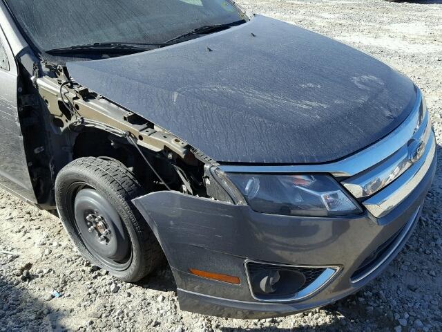 3FAHP0JG6CR327880 - 2012 FORD FUSION SEL GRAY photo 9