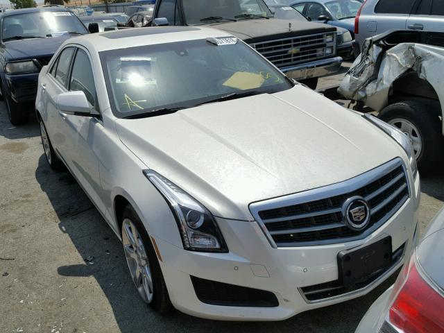 1G6AB5RAXD0106939 - 2013 CADILLAC ATS LUXURY WHITE photo 1