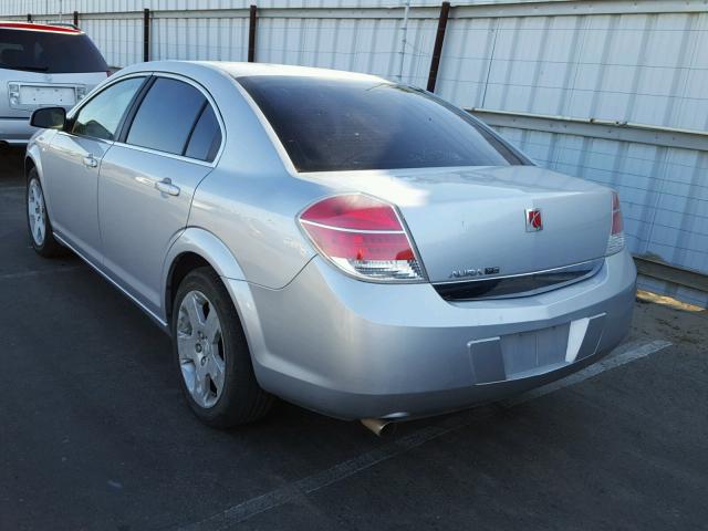 1G8ZS57B49F120832 - 2009 SATURN AURA XE SILVER photo 3