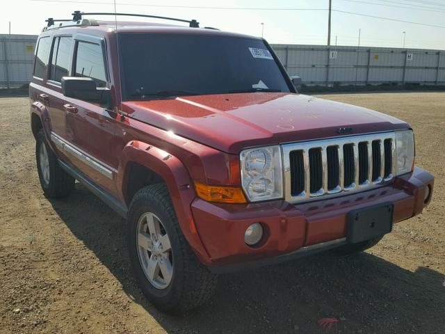 1J8HG58256C167035 - 2006 JEEP COMMANDER RED photo 1