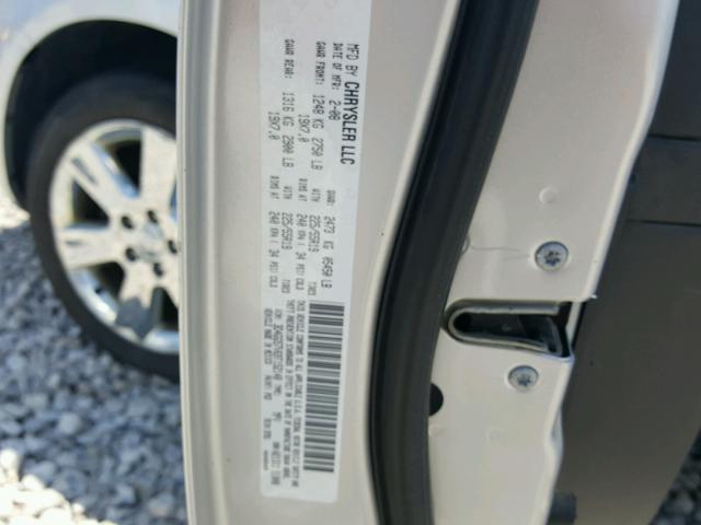 3D4GG57V69T152148 - 2009 DODGE JOURNEY SX SILVER photo 10