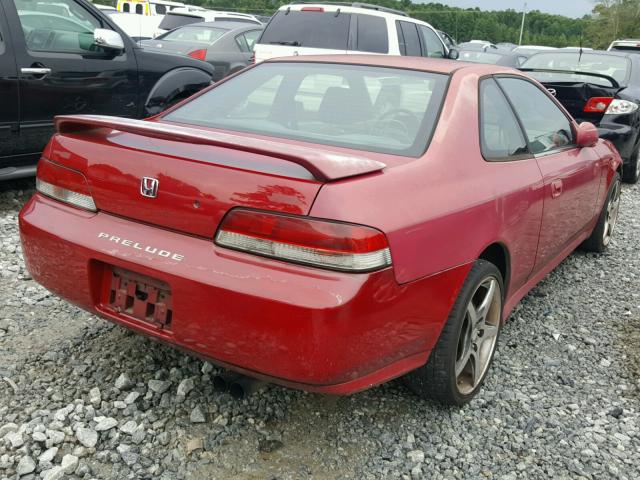 JHMBB6155WC007466 - 1998 HONDA PRELUDE SH RED photo 4