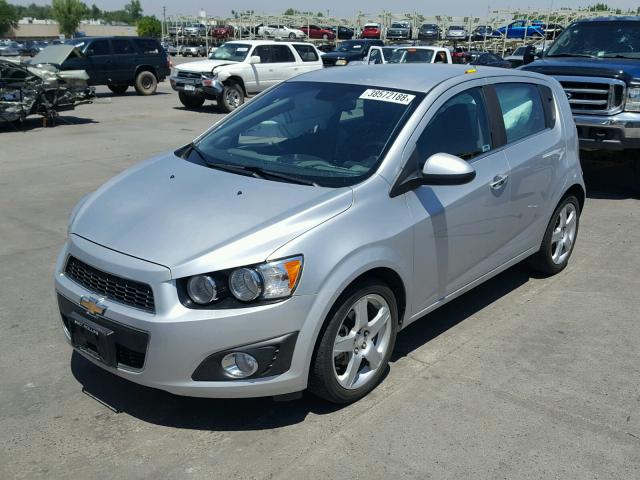 1G1JE6SH2D4147861 - 2013 CHEVROLET SONIC LTZ SILVER photo 2