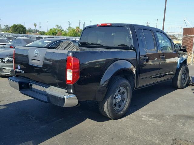 1N6AD0ER0CC427405 - 2012 NISSAN FRONTIER S BLACK photo 4