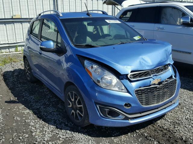 KL8CF6S93EC411840 - 2014 CHEVROLET SPARK 2LT BLUE photo 1