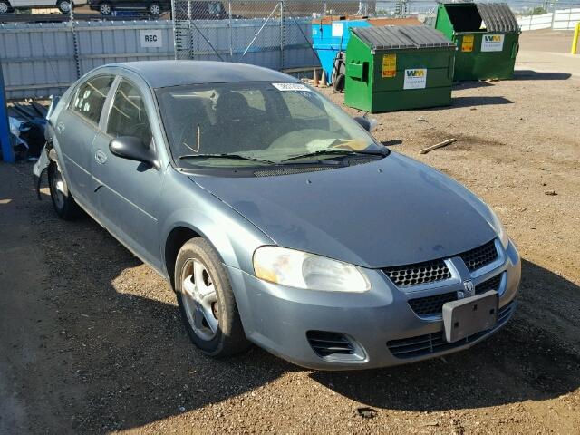 1B3EL46X86N156034 - 2006 DODGE STRATUS SX TEAL photo 1