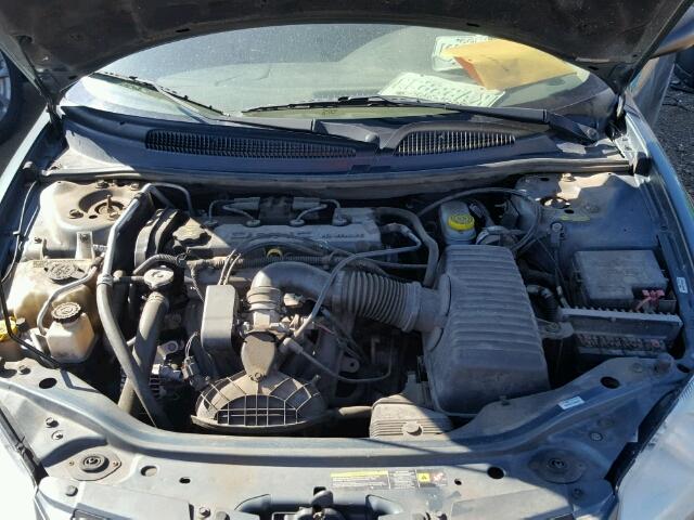 1B3EL46X86N156034 - 2006 DODGE STRATUS SX TEAL photo 7