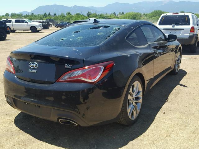 KMHHT6KD3EU117676 - 2014 HYUNDAI GENESIS CO BLACK photo 4