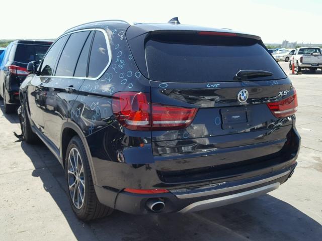 5UXKR2C38H0U24181 - 2017 BMW X5 SDRIVE3 BLACK photo 3