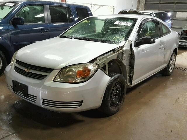 1G1AK15F177278336 - 2007 CHEVROLET COBALT SILVER photo 2