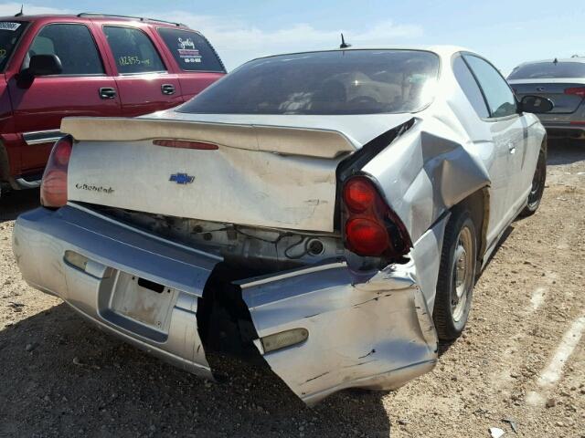 2G1WW12E659196376 - 2005 CHEVROLET MONTE CARL 银色 照片 4