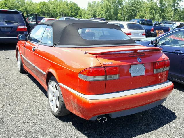 YS3DF75K437003331 - 2003 SAAB 9-3 SE RED photo 3