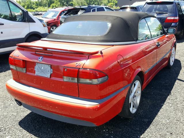 YS3DF75K437003331 - 2003 SAAB 9-3 SE RED photo 4