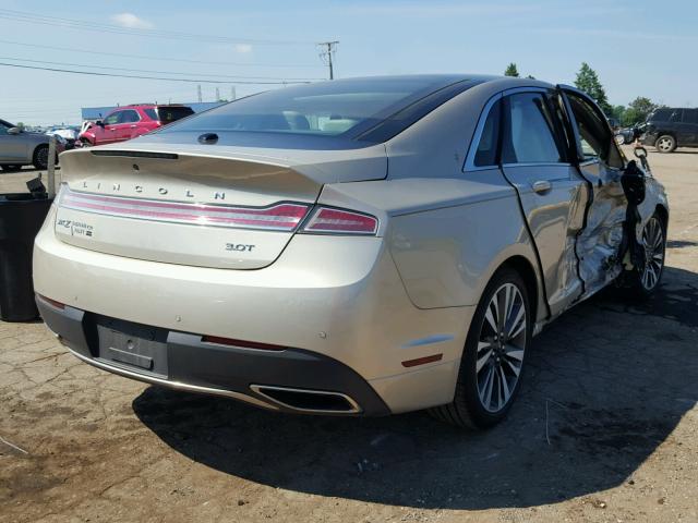 3LN6L5EC7HR631935 - 2017 LINCOLN MKZ RESERV GOLD photo 4