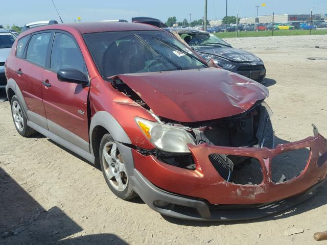 5Y2SL65848Z416805 - 2008 PONTIAC VIBE RED photo 1