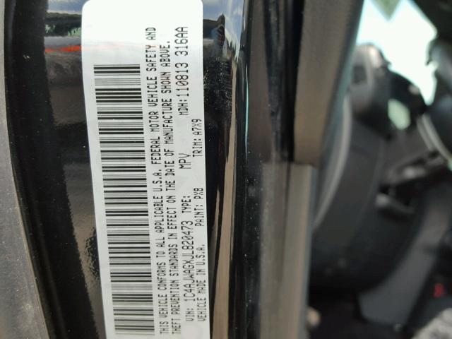 1C4AJWAGXJL820473 - 2018 JEEP WRANGLER S BLACK photo 10